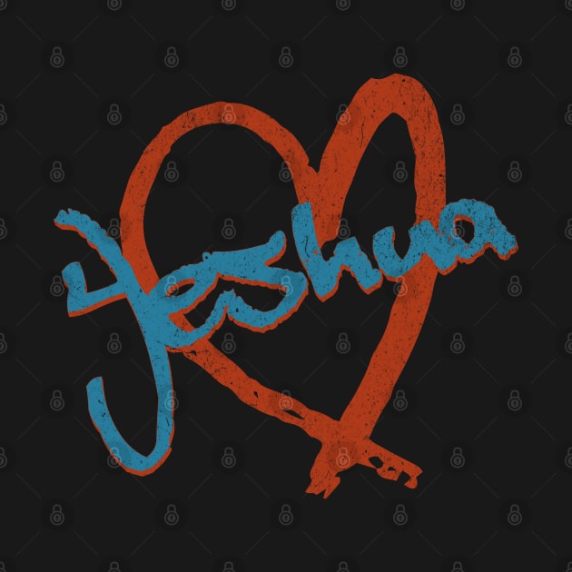 I Love Yeshua Vintage 80's & 90' Brown and Blue by Family journey with God