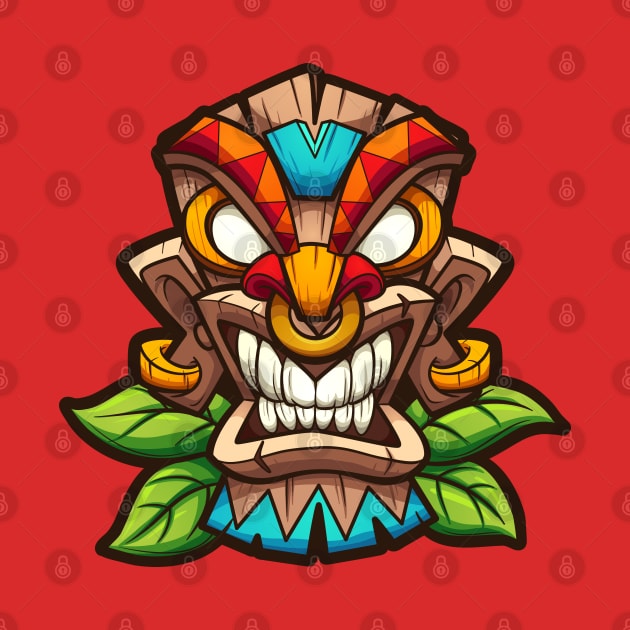 Tiki Mask by memoangeles