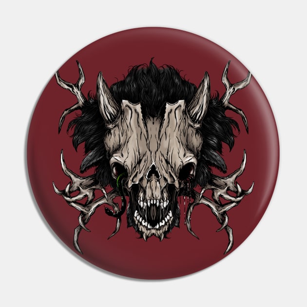 Skull devil Pin by AndreyG