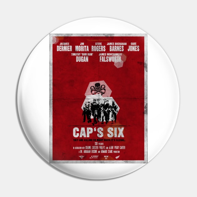 CAPS SIX Pin by SallySparrow