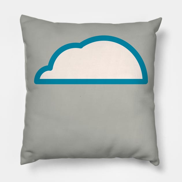 Cloud cloudy Pillow by Kalle