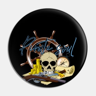 SKULL / PIRATE'S THEME Pin