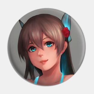 manga girl blue eyes  anime lover Pin