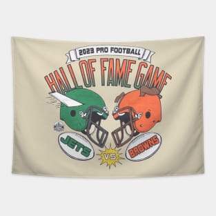 2023 Pro Football Hall Of Fame Game Jets Vs Browns Tapestry