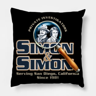 Simon and Simon Private Investigators Pillow