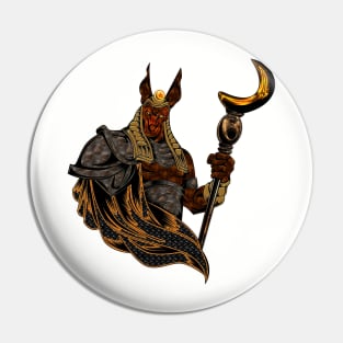 Anubis, steampunk design Pin