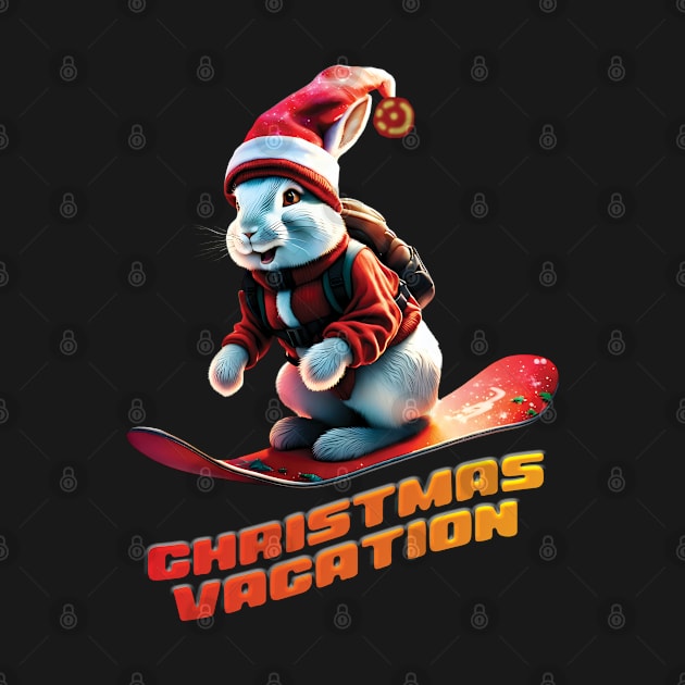 Cute Christmas Bunny - Christmas Vacation by ak3shay