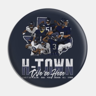 Houston Football H-Town We're Here 2024 Pin