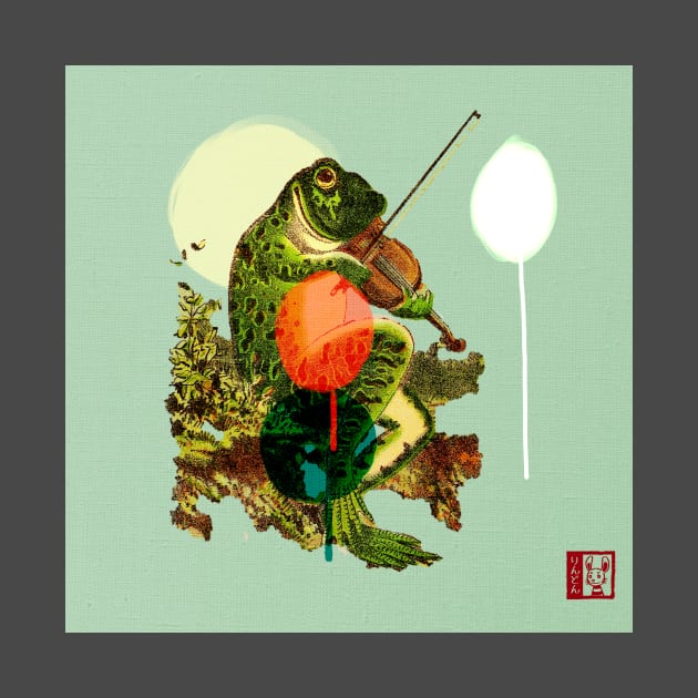 Frog Fiddler by Beni-Shoga-Ink