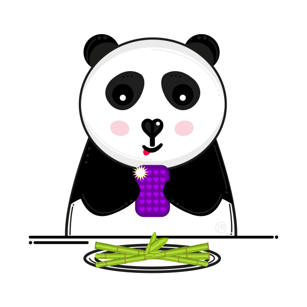 Panda Food by karlabarittodsgn