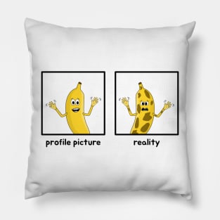 Funny Banana Design Dating Mistake Pillow