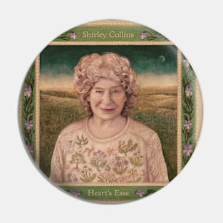 Shirley Collins - Heart's Ease Tracklist Album Pin