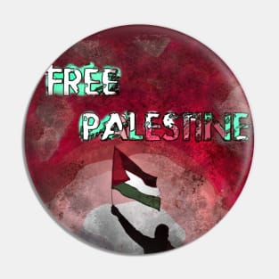 Free Palestine Flag P5 Pin