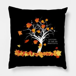 autumn 2- letting go Pillow