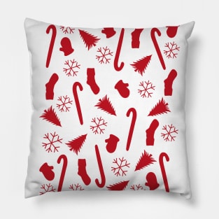 Happy New Year Holiday Vibes Pattern Pillow