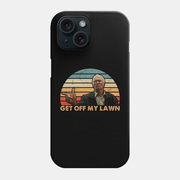 Get Of My Lawn Gran Torino Phone Case by scribblejuice