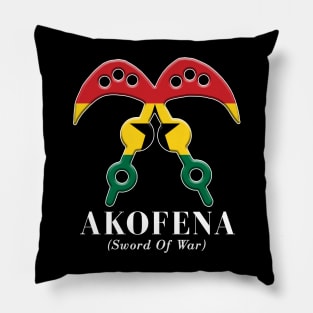 Akofena (Sword of War) Pillow