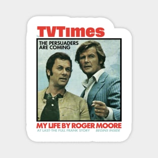 TV Times Tony Curtis Roger Moore Persuaders 1971 Cove Magnet