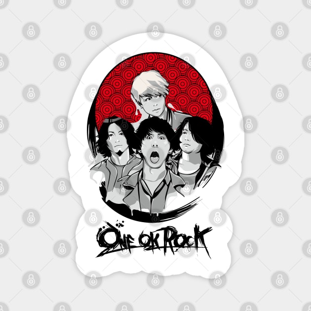 ONE OK ROCK Anime Edition Magnet by obiyshinichiart