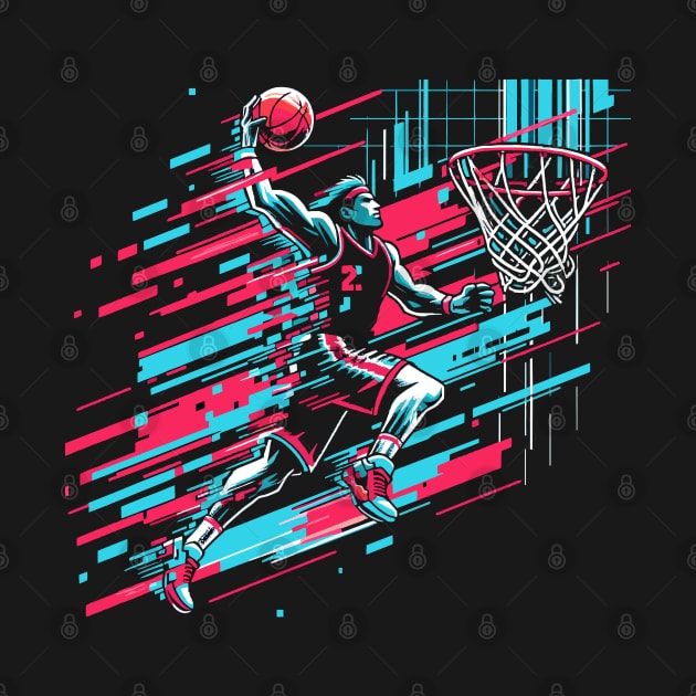 Glitch Ballin': 8-Bit Baller Vibes for the Digital Dribbler by Thewondercabinet28