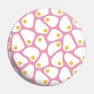 Fried Egg Pattern Pin