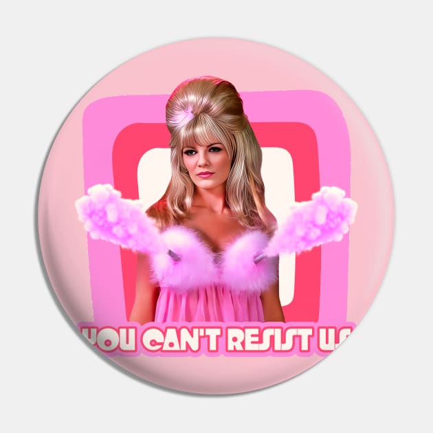 FEMBOT - You Can't Resist Us Pin by darklordpug