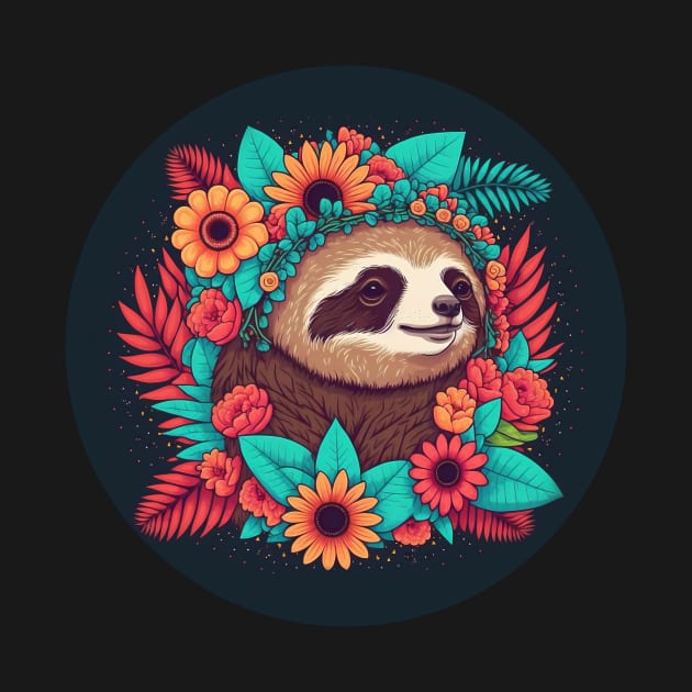 Sloth's Happy Mood: Cool and Adorable Sticker by ceemyvision