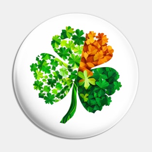 Cute Shamrock Clover for St. Patrick's Day Pin