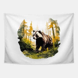 Badger Lover Tapestry