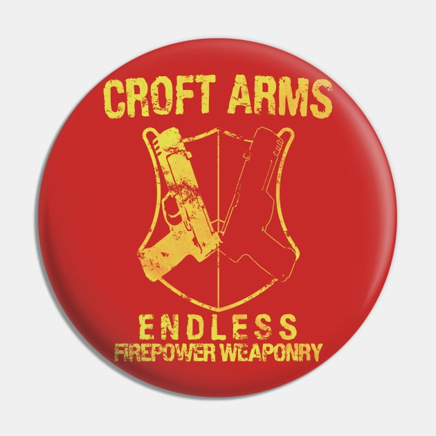 Croft Arms - TR1 title colors Pin by JohnLucke