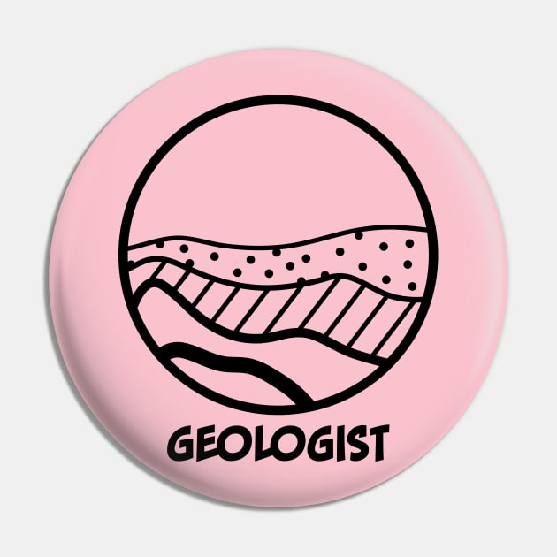 Geologist Pin by schlag.art