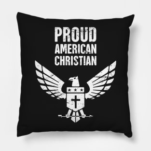Proud American Christian Pillow