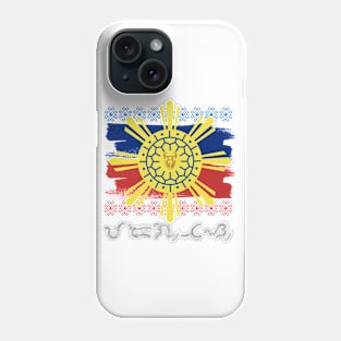 Philippine Flag/Sun / Baybayin word Maragtas (Marangal na Tagapagligtas) Phone Case