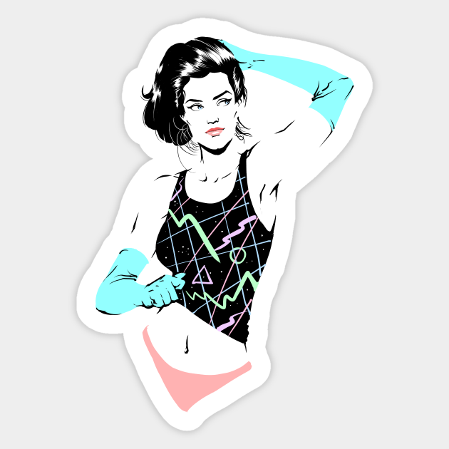 Karen - 80s Retro - Sticker