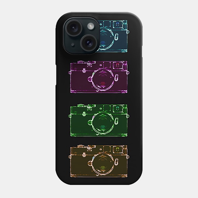 Retro Photographer Cameras Phone Case by Scar