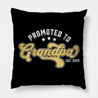 Promoted To Grandpa 2023 New Grandpa Pillow