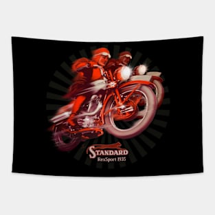 1935 Standard Rexsport Motorcycle Tapestry