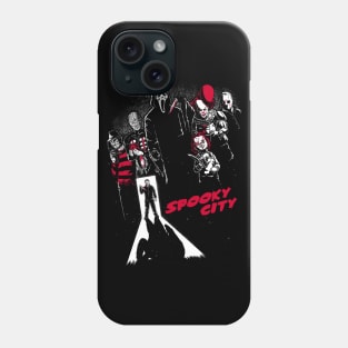 Spooky City - Horror Movie Poster Phone Case