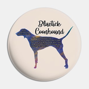 Bluetick Coonhound Pin