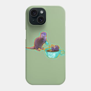 Otter Tea Party Butterprint Phone Case