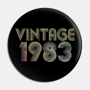 36th Birthday Gift Vintage 1983 Pin