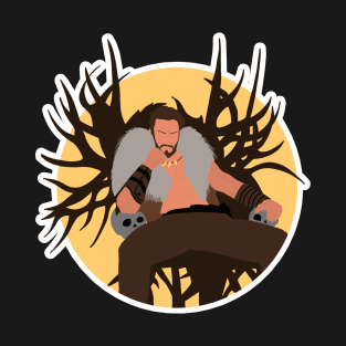 Dark Round design on K.T.H T-Shirt