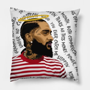 NIPSEY HUSSLE Pillow