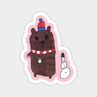 Winter Friends Magnet