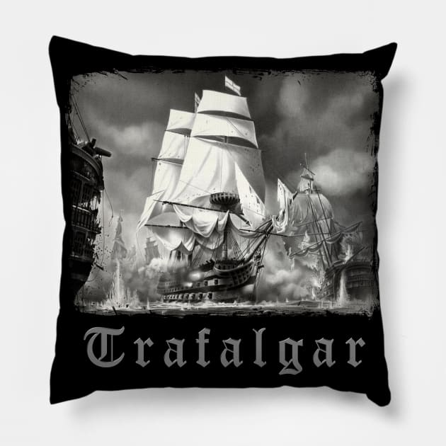 TRAFALGAR 1 Pillow by MiroDesign