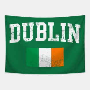 Dublin Ireland Flag St Patrick's Day Irish Tapestry