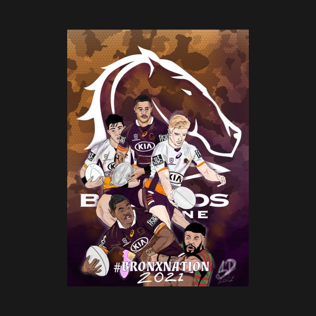 2021 Brisbane Broncos by SpassaDazza