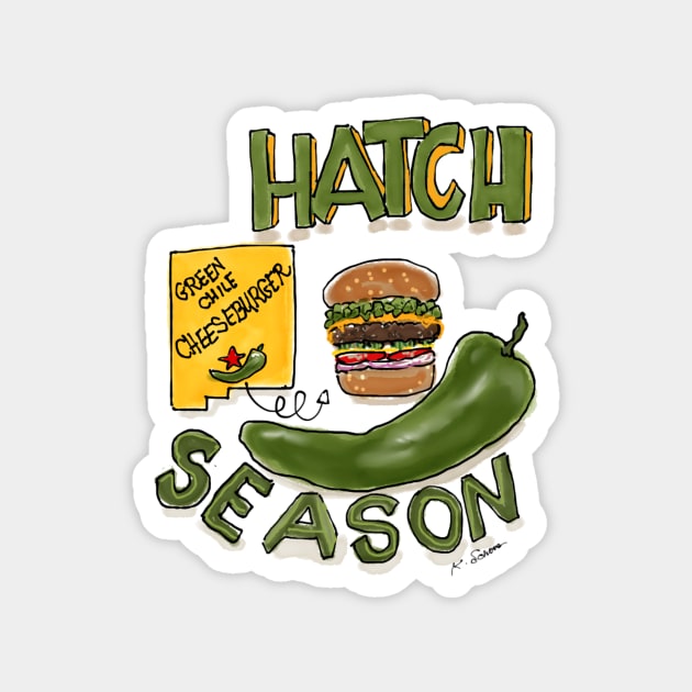 Hatch Chile Season! Magnet by kschowe