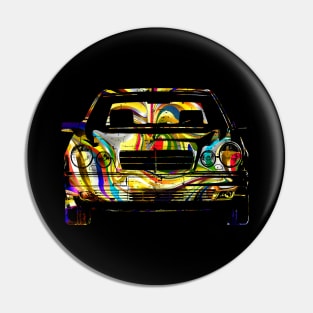 W210 abstract psychedelic colorful Pin