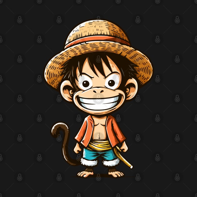 Pirate Monkey by Ikibrai